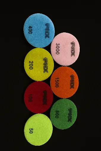 DISQUE DE POLISSAGE 3" GRIT 1500 (9/BOITE)
