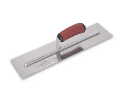 TRUELLE DE FINITION RECTANGULAIRE EN ACIER INOXYDABLE 16'' X 4''